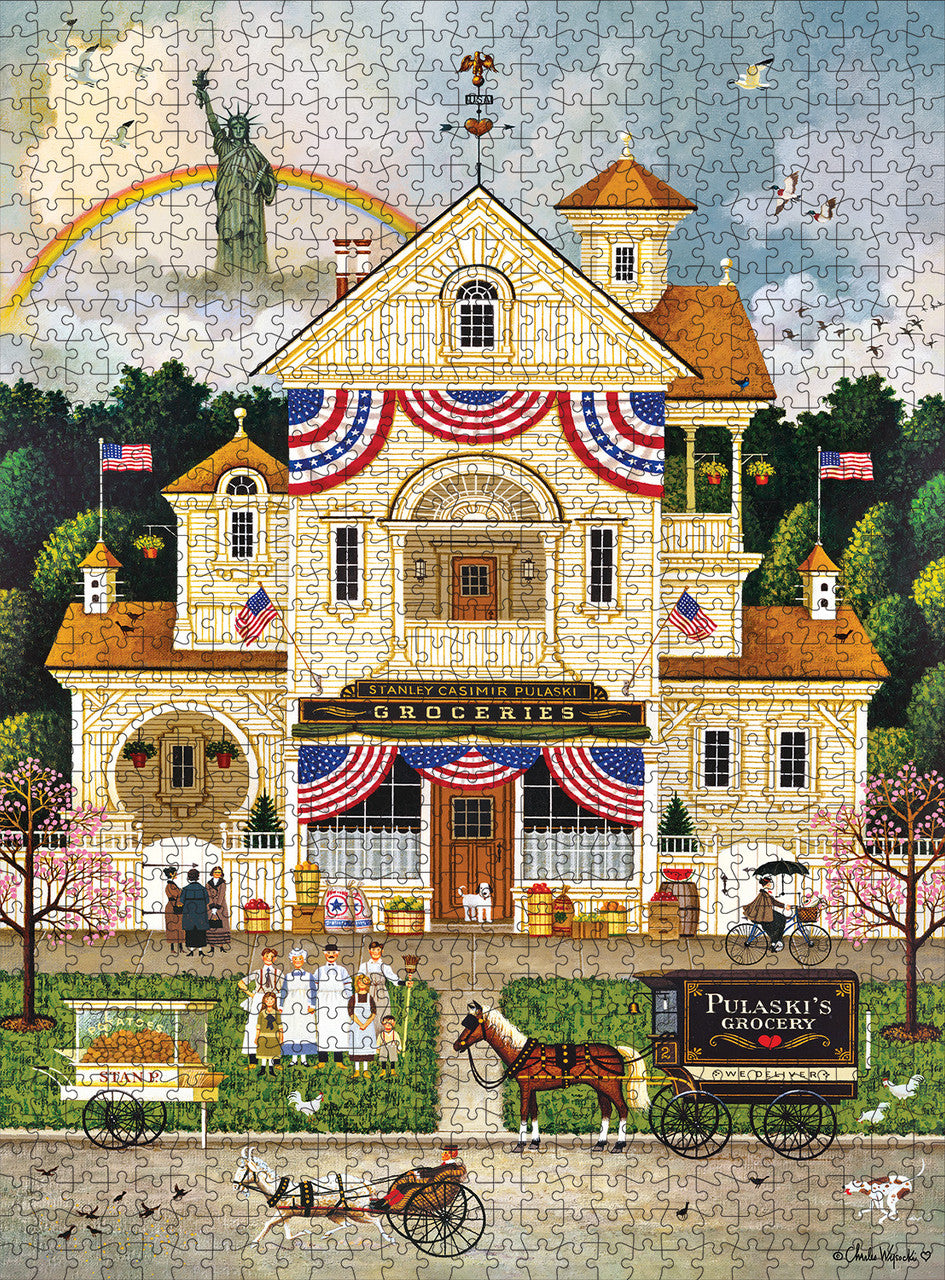 Le Jour de l'Indépendance de Lady Liberty, Charles Wysocki (1000 pièces)
