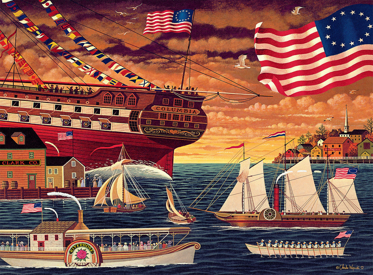 Port de vue patriotique, Charles Wysocki (1000 pièces)