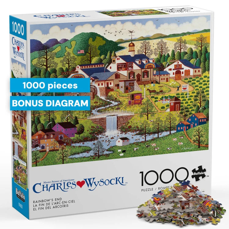 Rainbow's End, Charles Wysocki (1000pcs)