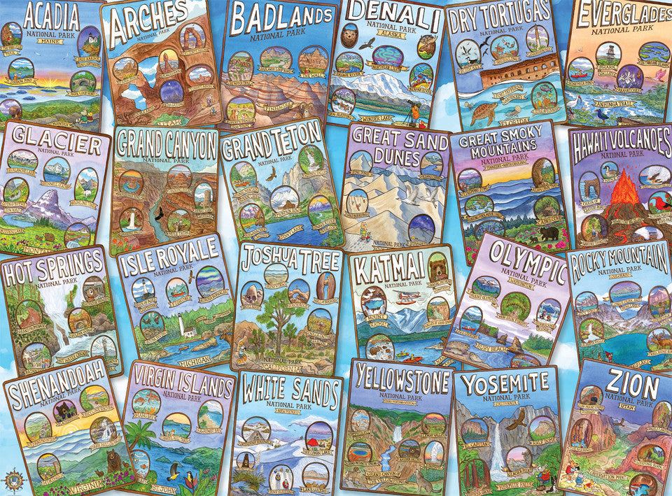 National Parks Collage (1000pcs)