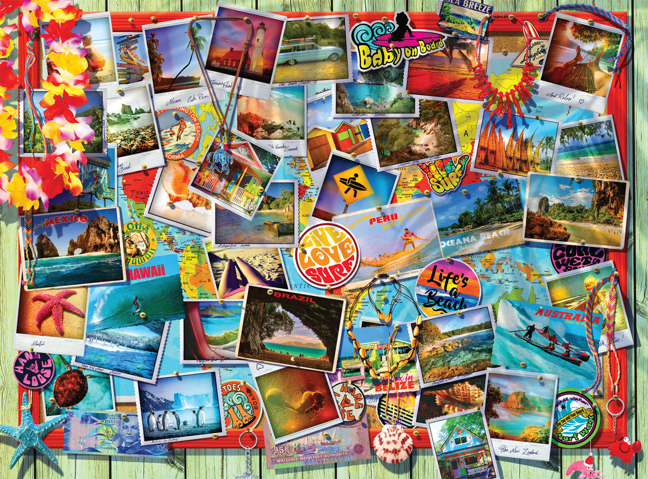 Classic Collage - Beaches Around the Globe (1000pcs)