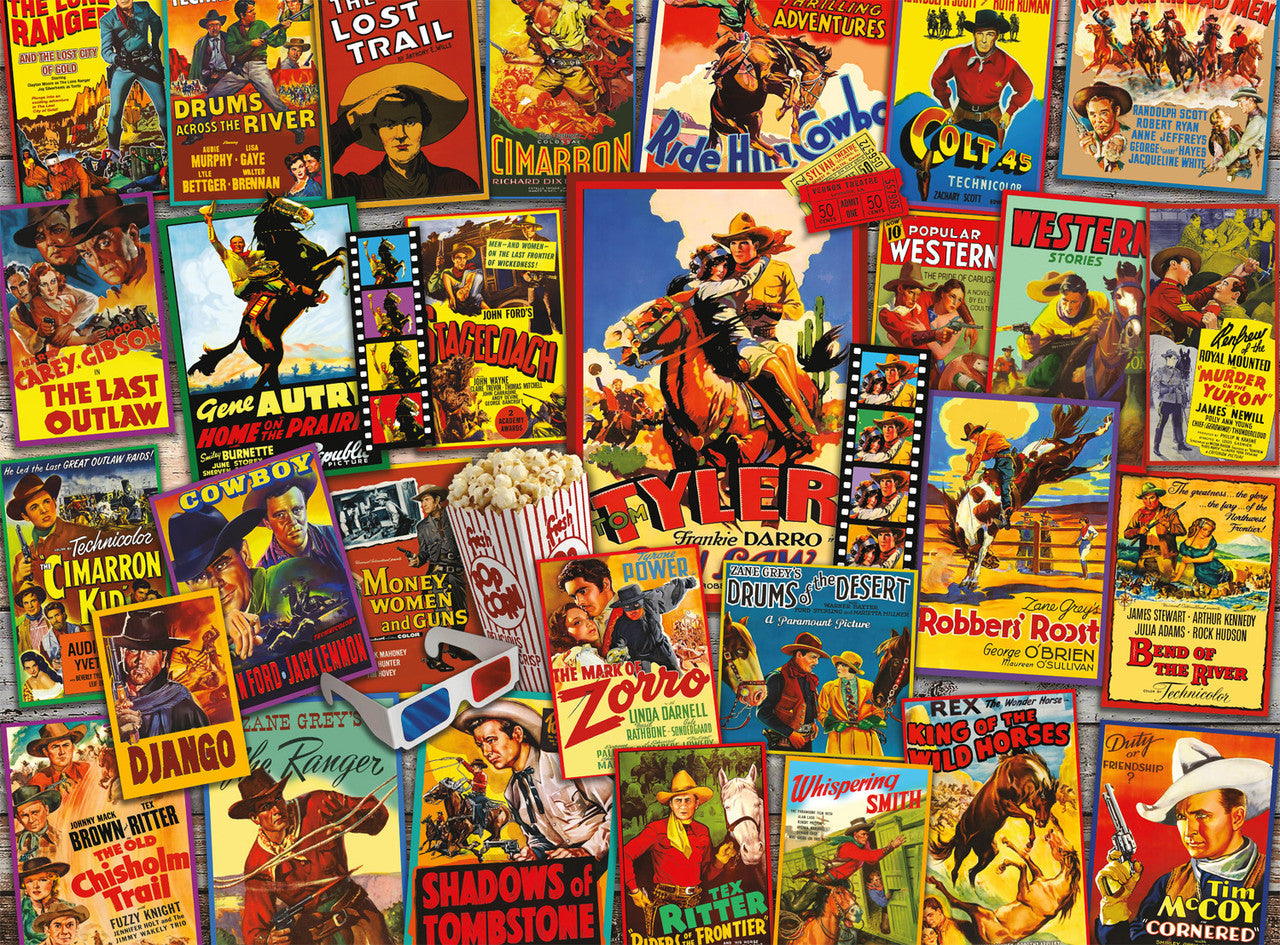 Collage classique - Affiches du Grand Ouest (1000 pièces)