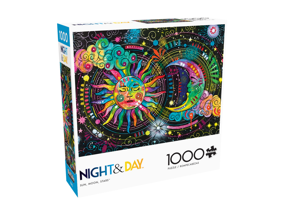 Night & Day - Sun Moon Stars (1000pcs)