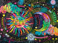 Night & Day - Sun Moon Stars (1000pcs)