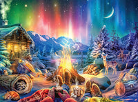 PFG Winter's Night Offire, Lars Stewart (1000pcs) (utilisation / utilisée - puzzles pour de bon)