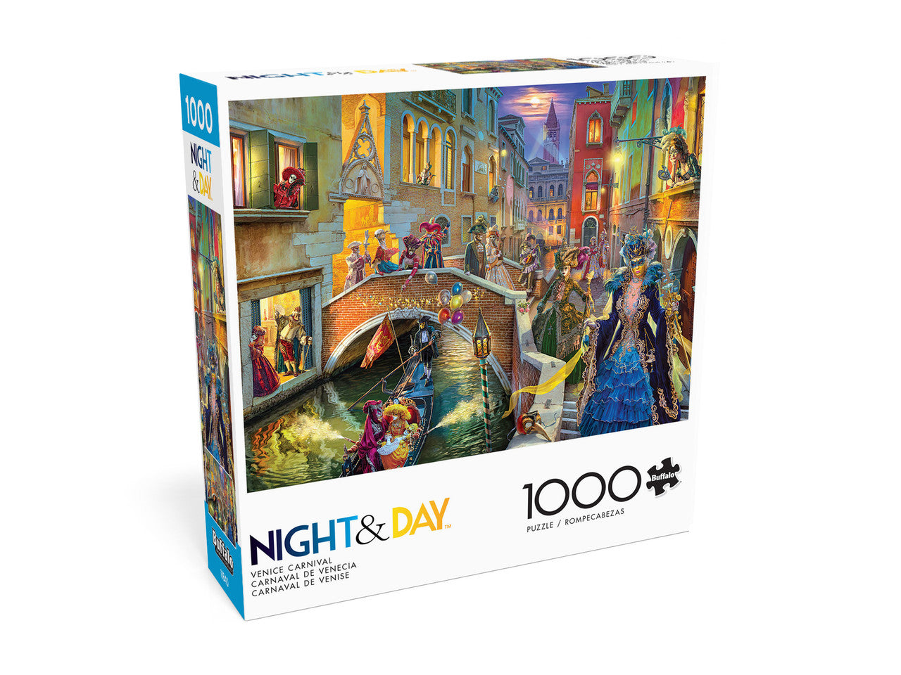 PFG Night & Day - Venice Carnival (1000pcs) (Usage/Used - PUZZLES FOR GOOD)