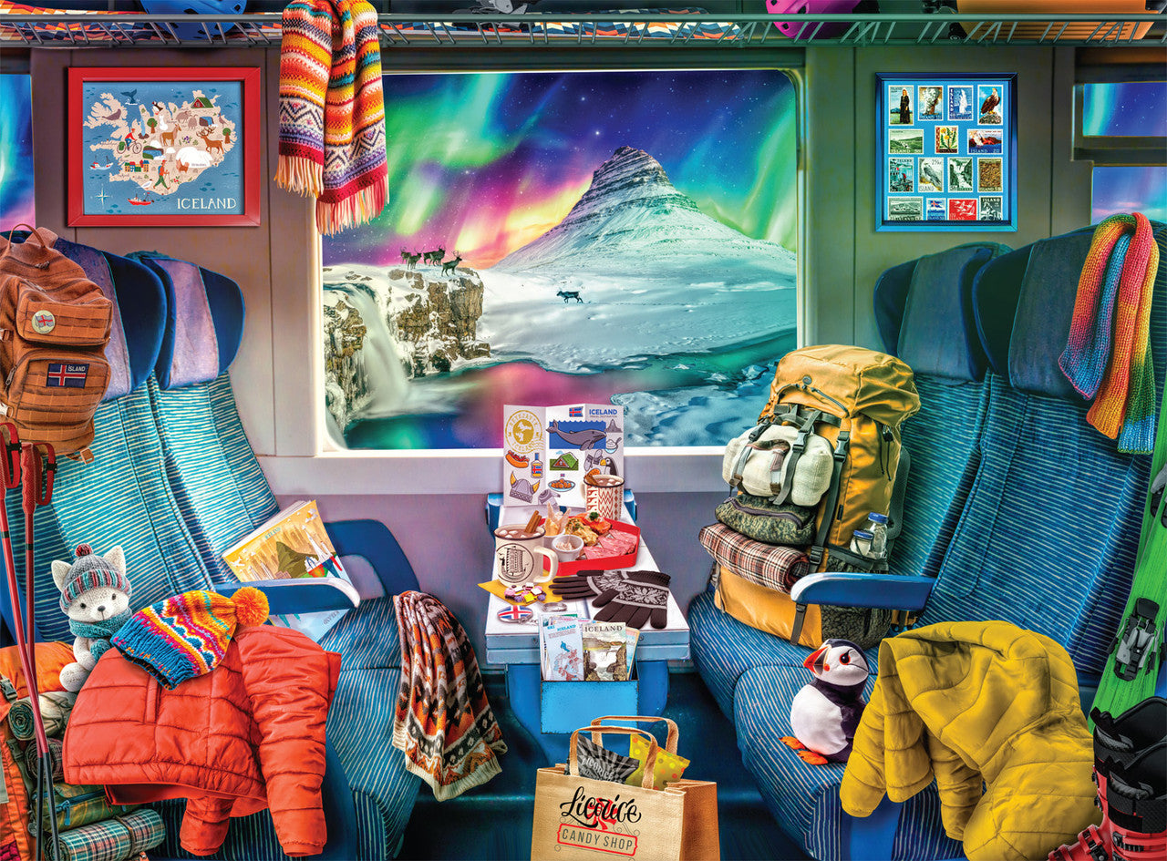Night & Day - Voyage en train en Islande, Lars Stewart (1000 pièces)