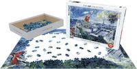Vue PFG de Paris (Le Bouquet de Paris), Marc Chagall (utilisation / utilisée - Puzzles pour de bon)