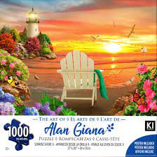 PFG Sunrise Shore II, Alan Giana (1000pcs) (Usage/Used - PUZZLES FOR GOOD)