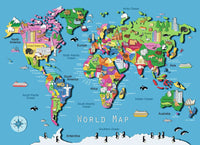 Carte du monde des Ravensburger (60pcs)