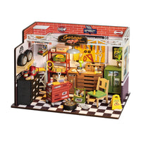 DIY Miniature House - Garage Workshop (Wood)