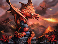 Anne Stokes - Fire Dragon (Puzzle 3D) (500pcs)