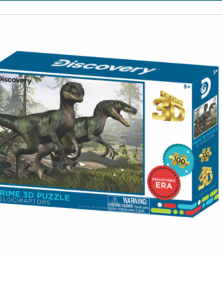 Discovery - Velociraptor (3D Puzzle) (100pcs)