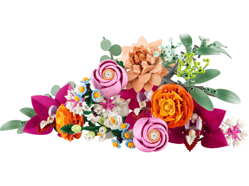 LEGO® - Collection Botanique - Joli bouquet de fleurs roses 