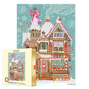 Gingerbread House (1000pcs) (GLITTER)