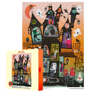 Haunted House Halloween (1000pcs) (GLITTER)