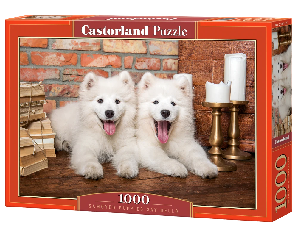Samoyed Puppies Say Hello (1000pcs)