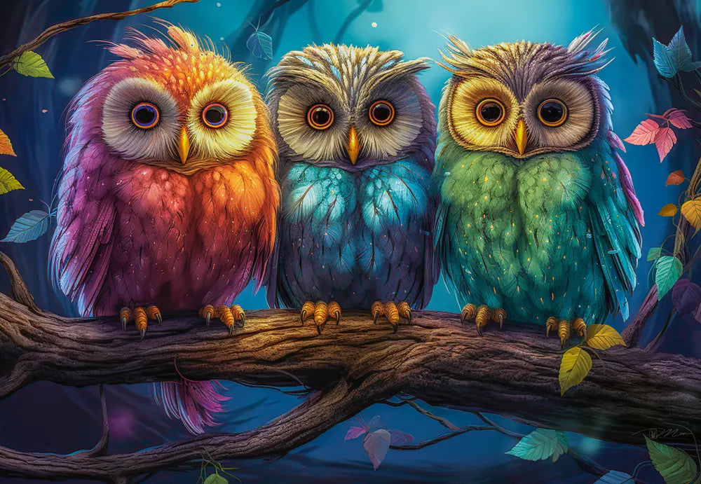 Three Little Owls (1000pcs)
