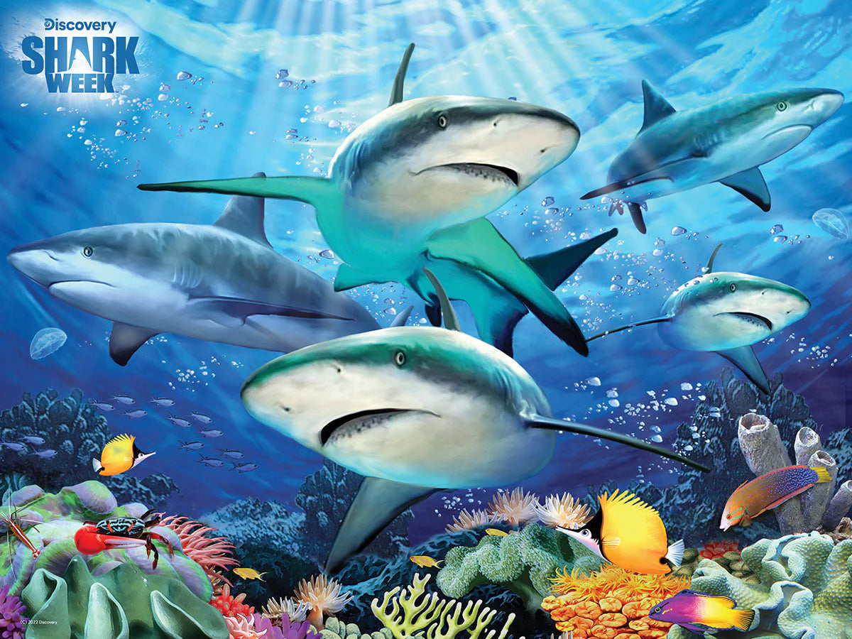 Discovery - Shark Week - Shark Reef, Howard Robinson (3D Puzzle) (100pcs)