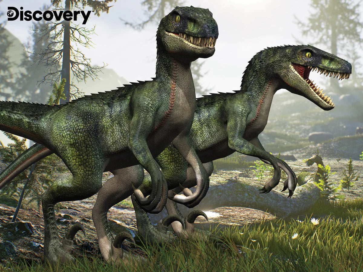 DMG Discovery - Velociraptor (3D Puzzle) (100pcs) (DAMAGED BOX)