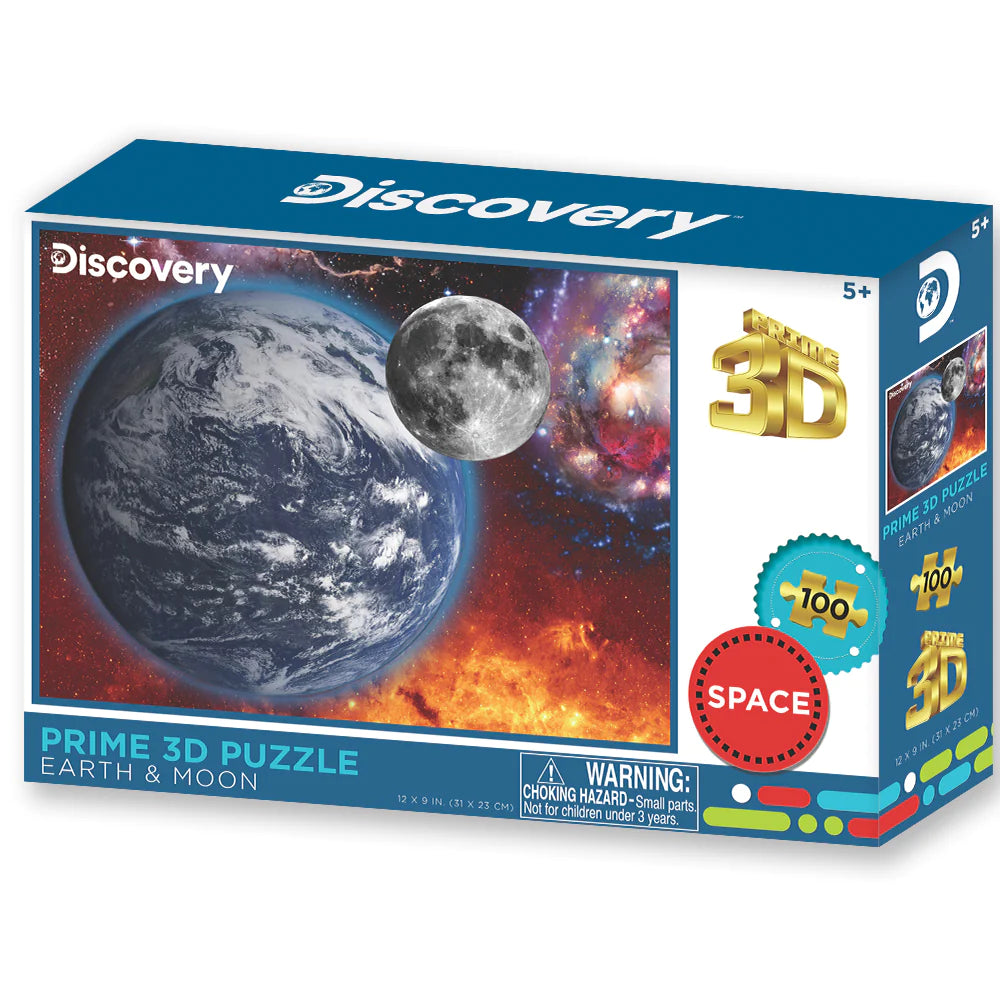Discovery - Earth & Moon (Puzzle 3D) (100pcs)