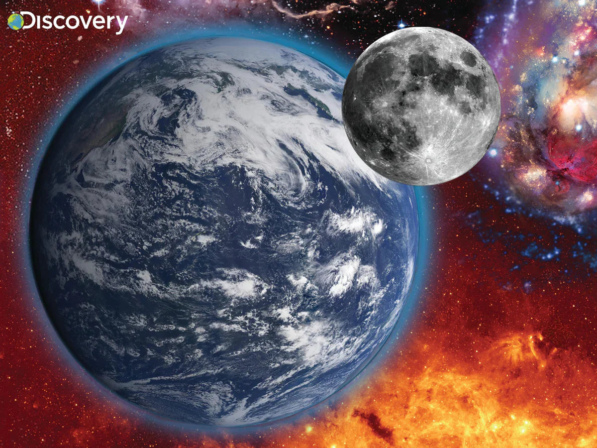 DMG Discovery - Earth & Moon (3D Puzzle) (100pcs) (DAMAGED BOX)