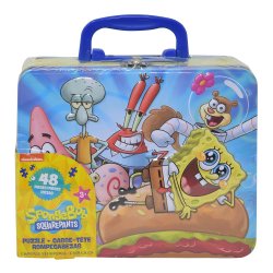 SpongeBob Square Pants Tin Lunch Box (48pcs)