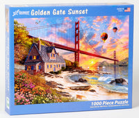 PFG Golden Gate Sunset, Dominic Davison (Usage/Used - PUZZLES FOR GOOD)