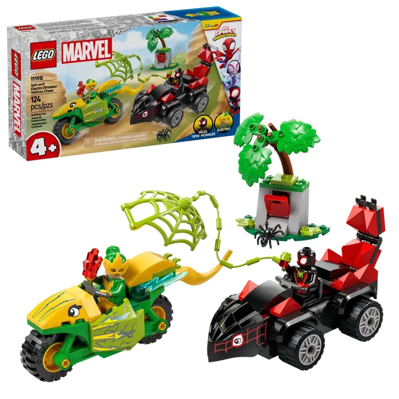 LEGO® - Marvel - Spin and Electro Dinosaur Vehicle Chase