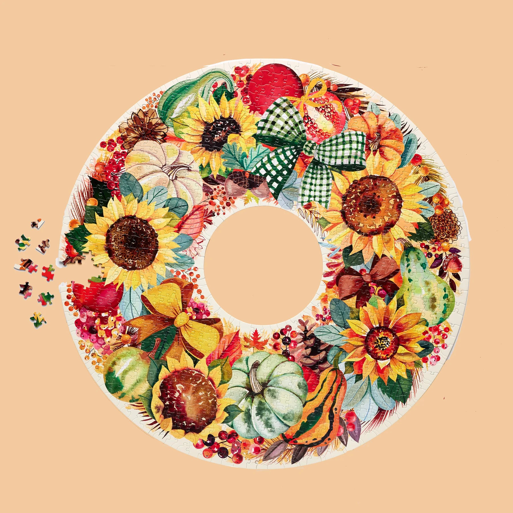 Harvest Wreath (1000pcs) (ROUND)