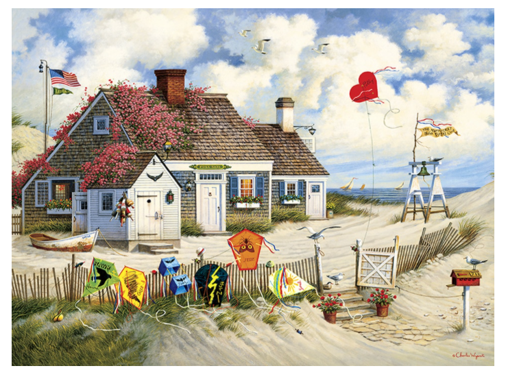 PFG Root Beer Break at the Butterfields, Charles Wysocki (Usage/Used - PUZZLES FOR GOOD)