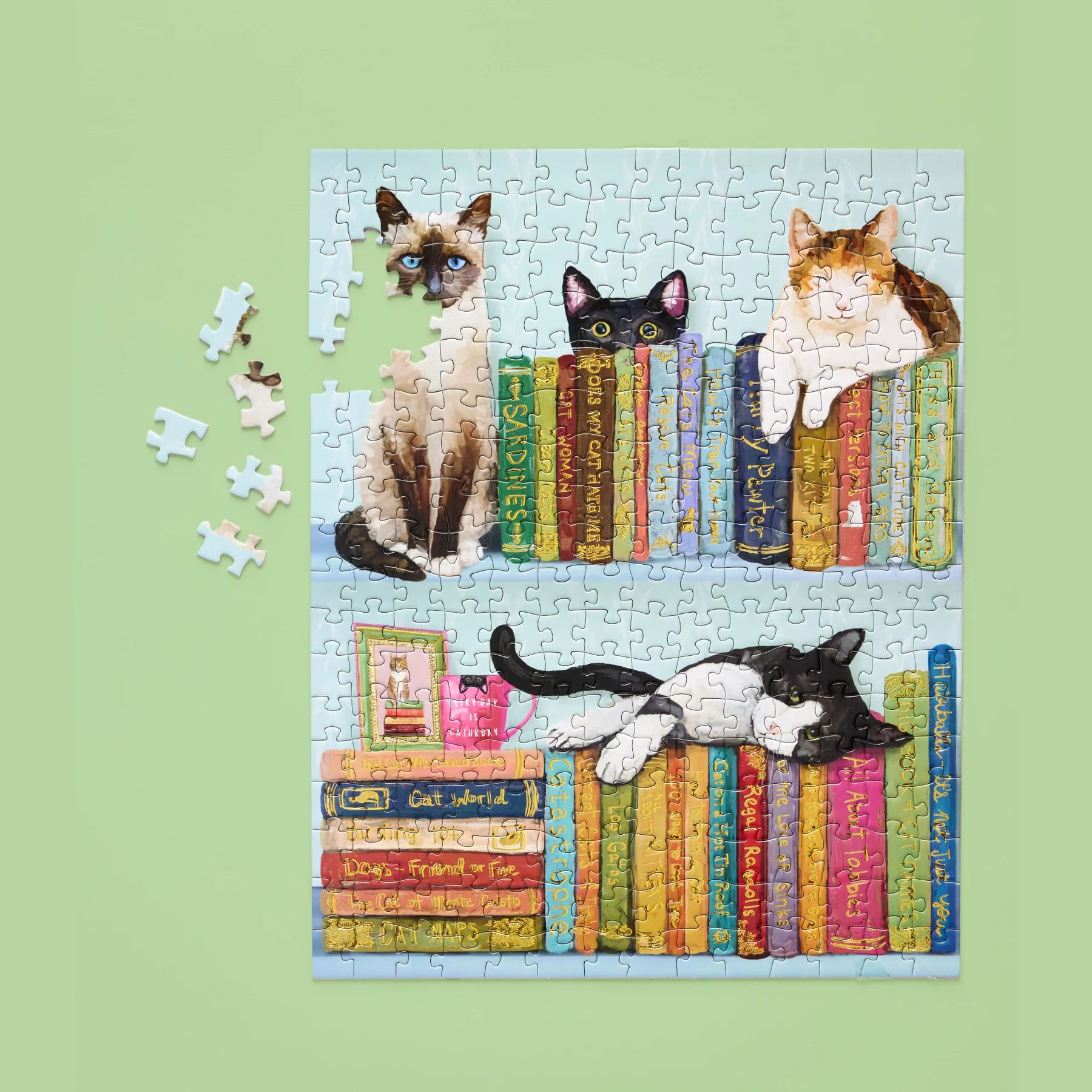 Gift Set - Cats on Books (3 x 250pcs)