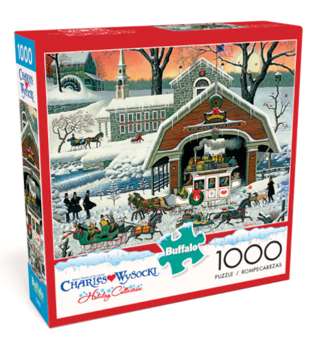 PFG Twas' the Twilight Before Christmas, Charles Wysocki (Usage/Used - PUZZLES FOR GOOD)