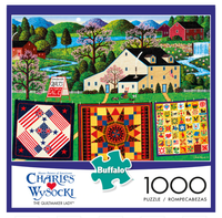 PFG The Quiltmaker Lady, Charles Wysocki (1000pcs) (utilisation / utilisée - puzzles pour de bon)