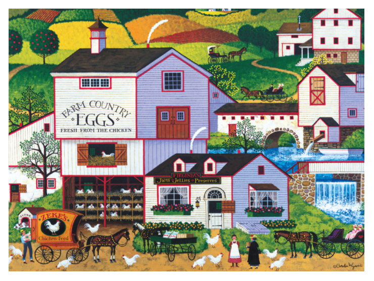 DMG Virginias Nest,  Charles Wysocki (1000pcs) (VERY DAMAGED BOX)
