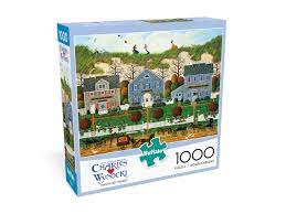 PFG Nantucket Winds, Charles Wysocki (1000pcs) (Usage/Used - PUZZLES FOR GOOD)