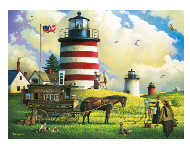 PFG The Three Sisters, Charles Wysocki (Usage/Used - PUZZLES FOR GOOD)