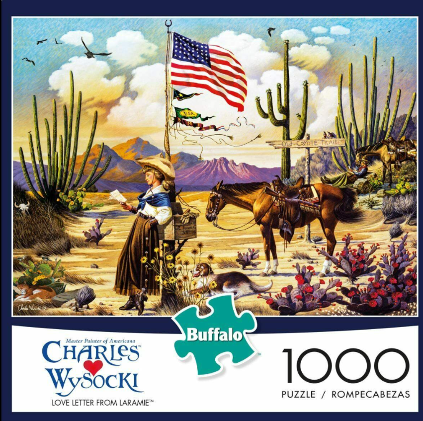 PFG Love Letter from Laramie,  Charles Wysocki (Usage/Used - PUZZLES FOR GOOD)