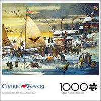DMG ICE Riders sur la baie de Chesapeake, Charles Wysocki (1000pcs) (boîte très endommagée)