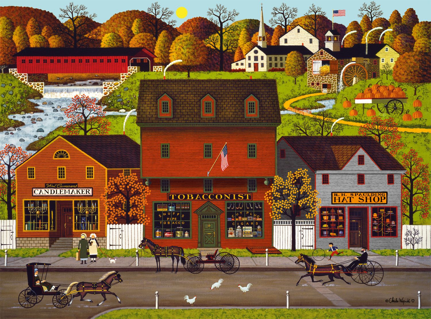 DMG Candlemaker, Tobacconist, Hat Shop, Charles Wysocki (1000pcs) (DAMAGED BOX)