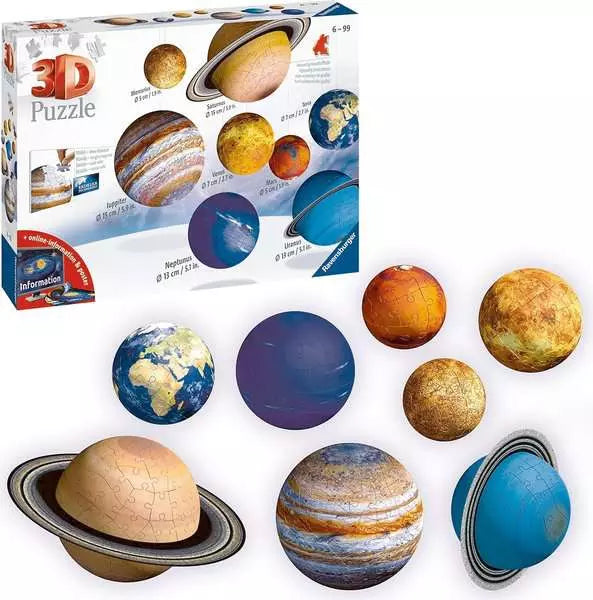 Système solaire Ravensburger - 8 planètes (puzzle 3D)