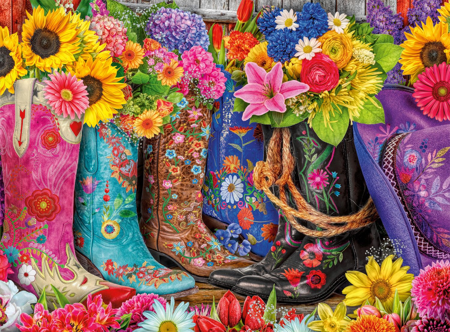 PFG Country Life: Cowgirl Colors (Usage/Used - PUZZLES FOR GOOD)