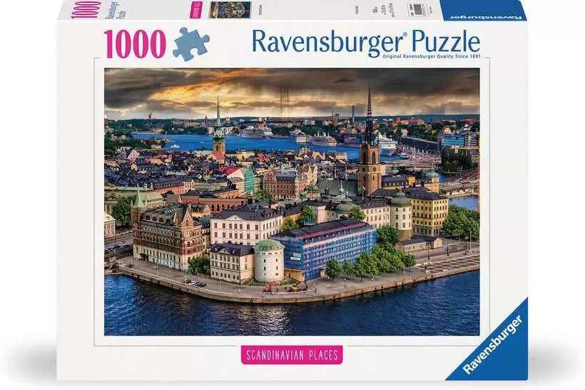 Ravensburger Scandinavian Places - Stockholm, Sweden (1000pcs)
