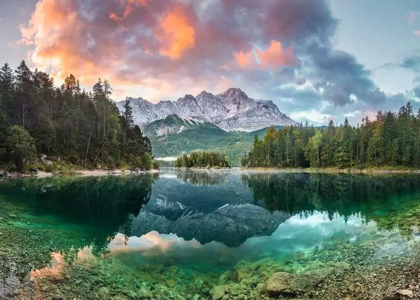 DMG Ravensburger Zugspitze am Eibsee (1000pcs) (DAMAGED BOX)