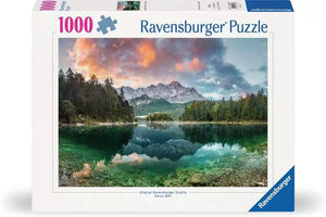 PFG Ravensburger Zugspitze am Eibsee (1000pcs) (Usage/Used - PUZZLES FOR GOOD)