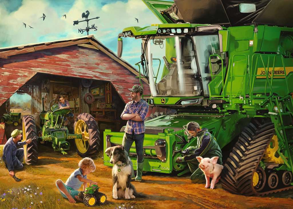 Ravensburger John Deere - Then & Now (1000pcs)