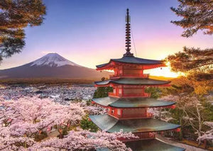 PFG Ravensburger Mount Fuji Cherry Blossom View (1000pcs) (Usage/Used - PUZZLES FOR GOOD)