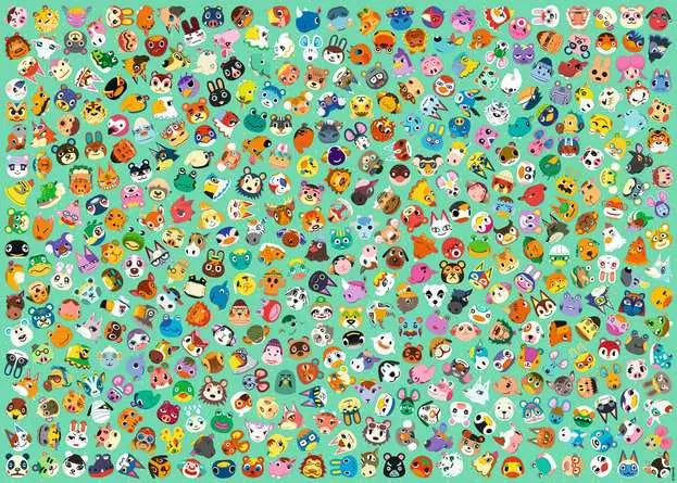 Ravensburger Challenge - Animal Crossing (1000pcs)