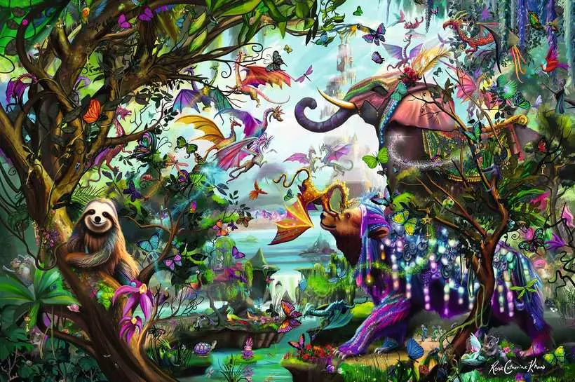 Dragons tropicaux de Ravensburger (4000pcs)