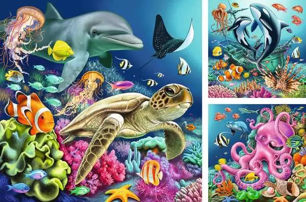 Ravensburger Underwater (3x49pcs)